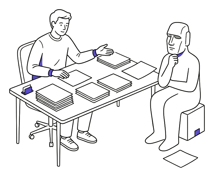 Few-shot prompting hoạt động như thế nào - Learn AI Mindset Minh họa cho Few-shot prompting hoạt động như thế nào
